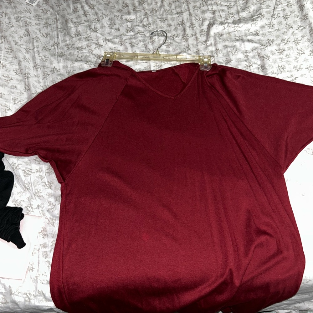 Burgundy Dress